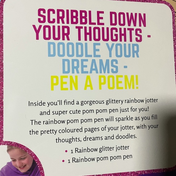 Girls note book and pen n2 sets new - Picture 8 of 9